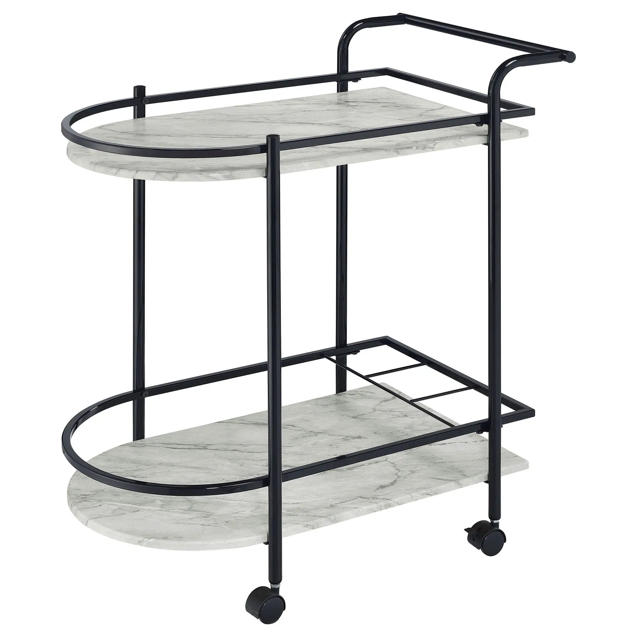 Serving Cart With Wine Rack by HouseOfZazla