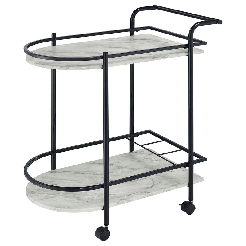 Serving Cart With Wine Rack by HouseOfZazla