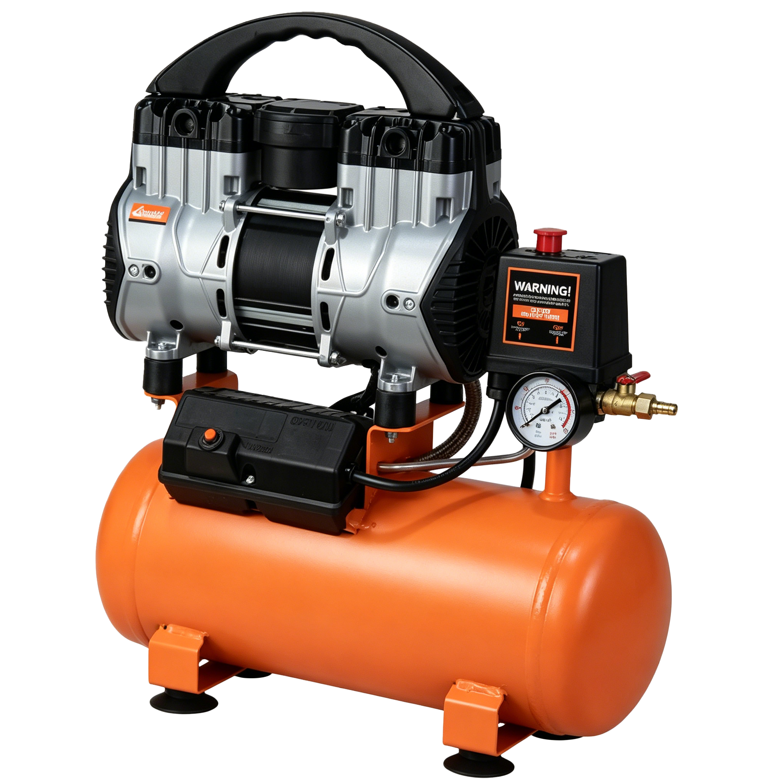 Quiet Low Noise Oil-Free Air Compressor by HouseOfZazla