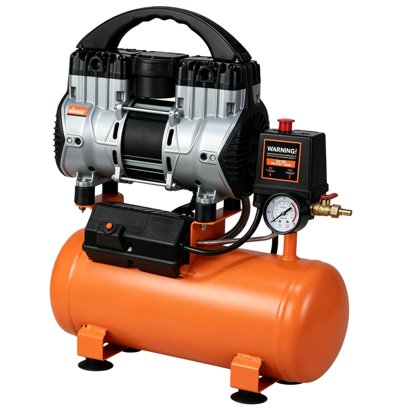 Quiet Low Noise Oil-Free Air Compressor by HouseOfZazla
