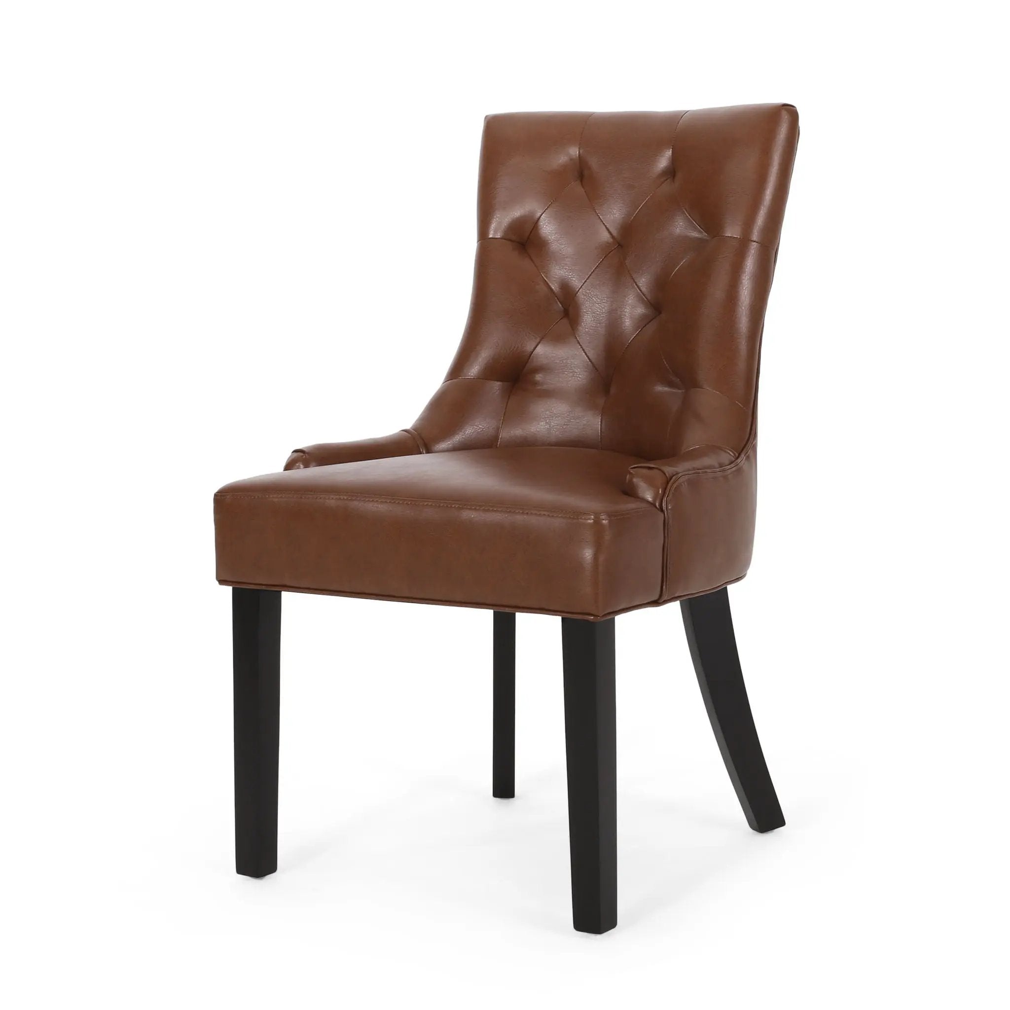 Cheney Contemporary Dining Chair Tufted Upholstery (Set of 2) by HouseOfZazla