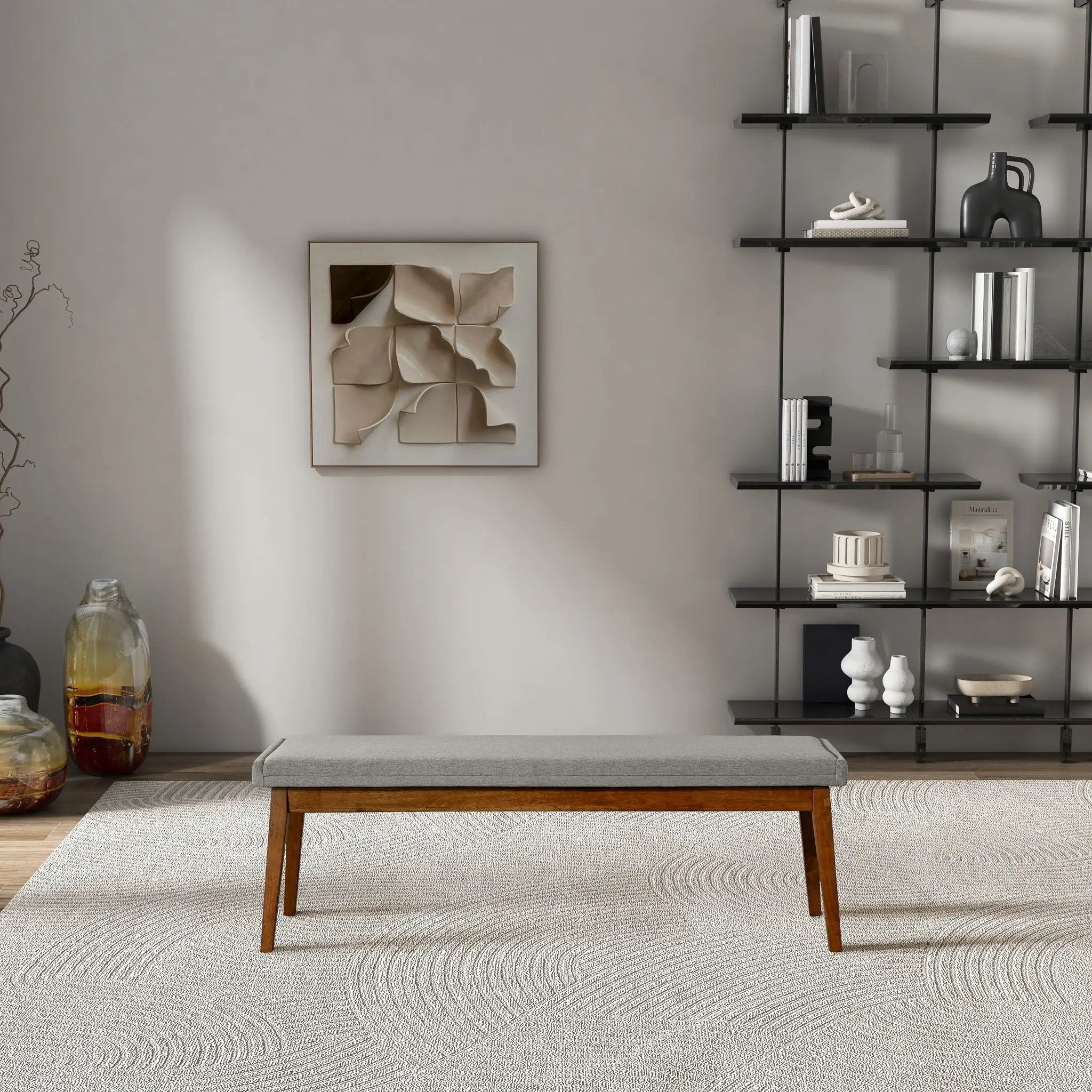 Warren - Bench - Ash Gray by Unique Piece Furniture