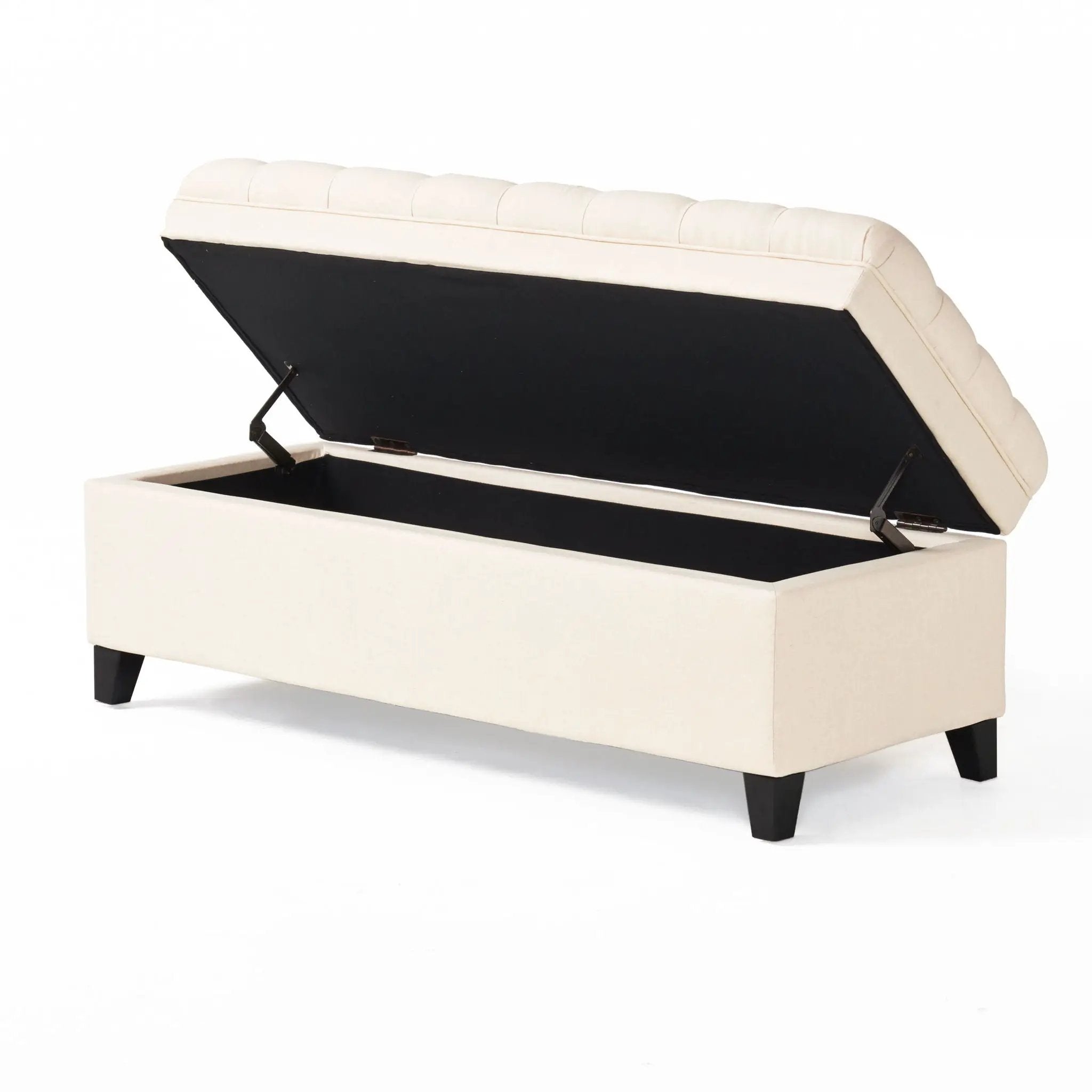 Juliana Storage Ottoman With Birch Legs by HouseOfZazla