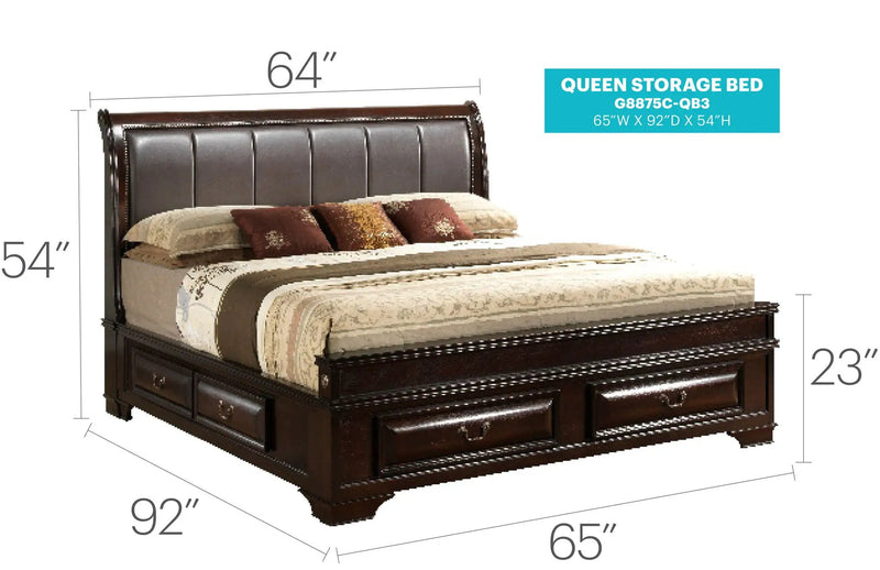 Lavita - Storage Bed by Unique Piece Furniture