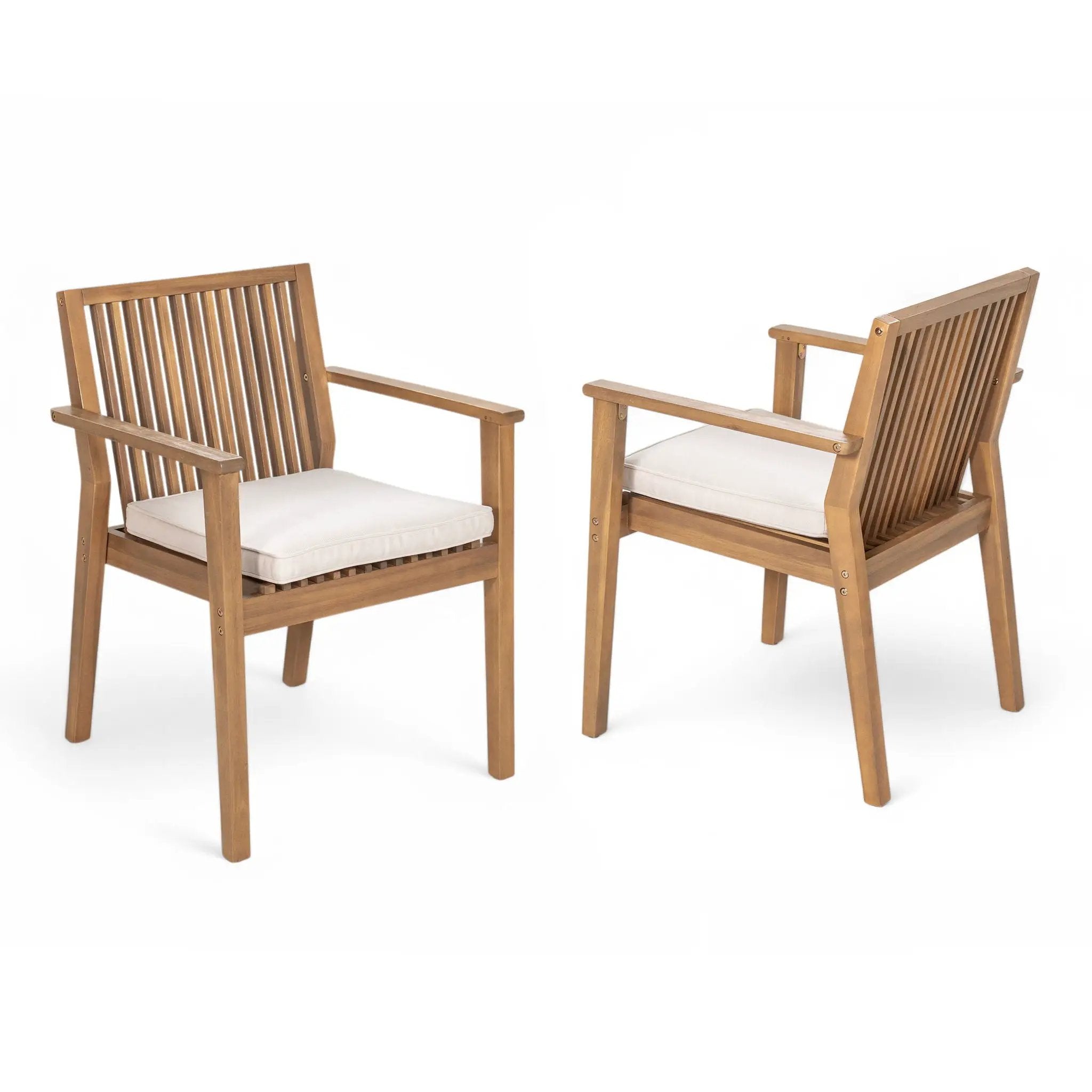 Patio Dining Chair, Comfortable Waterproof Seating (Set of 2) by HouseOfZazla
