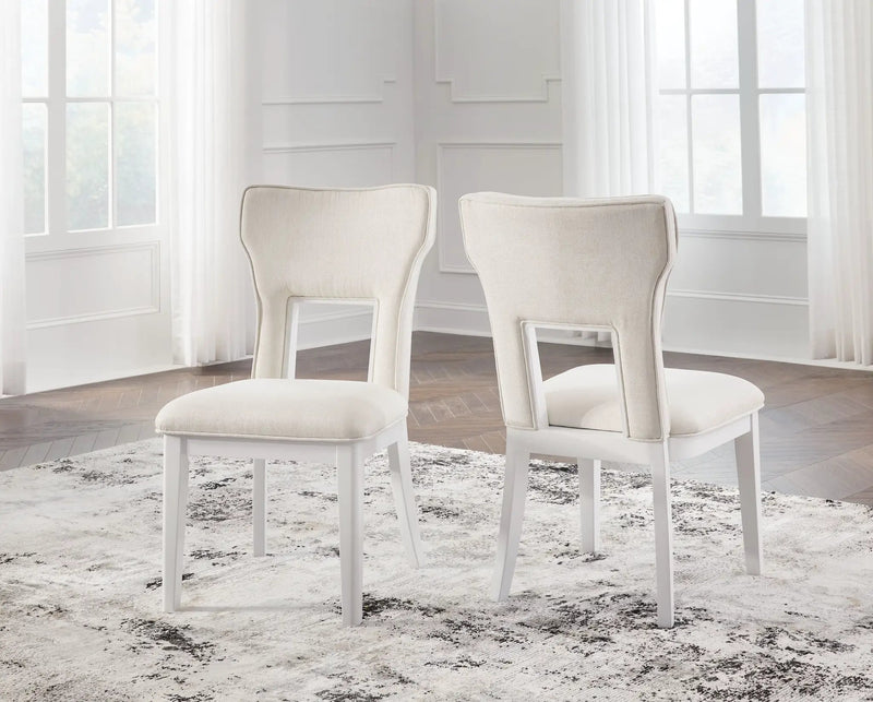 Chalanna - Dining Upholstered Side Chair (Set of 2) - White by Unique Piece Furniture