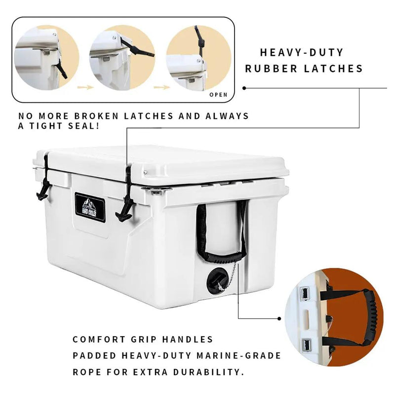 65QT Portable Insulated Cooler Box by HouseOfZazla