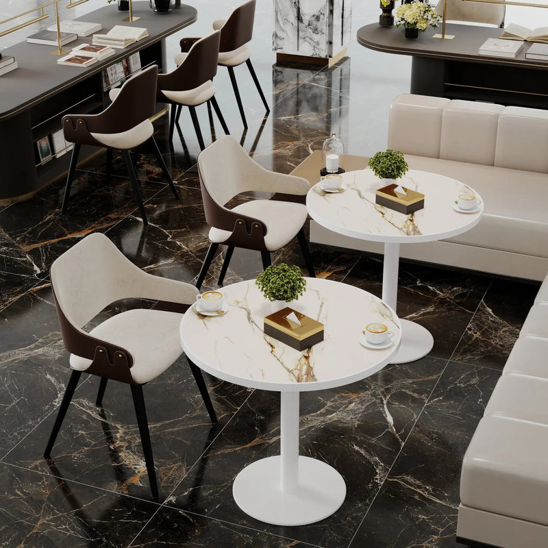 31.5" Round Modern Tulip Dining Table by HouseOfZazla