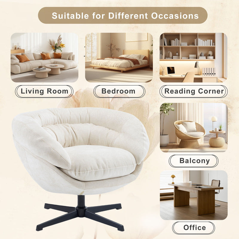 Modern Office Chair With 360 Degree Swivel