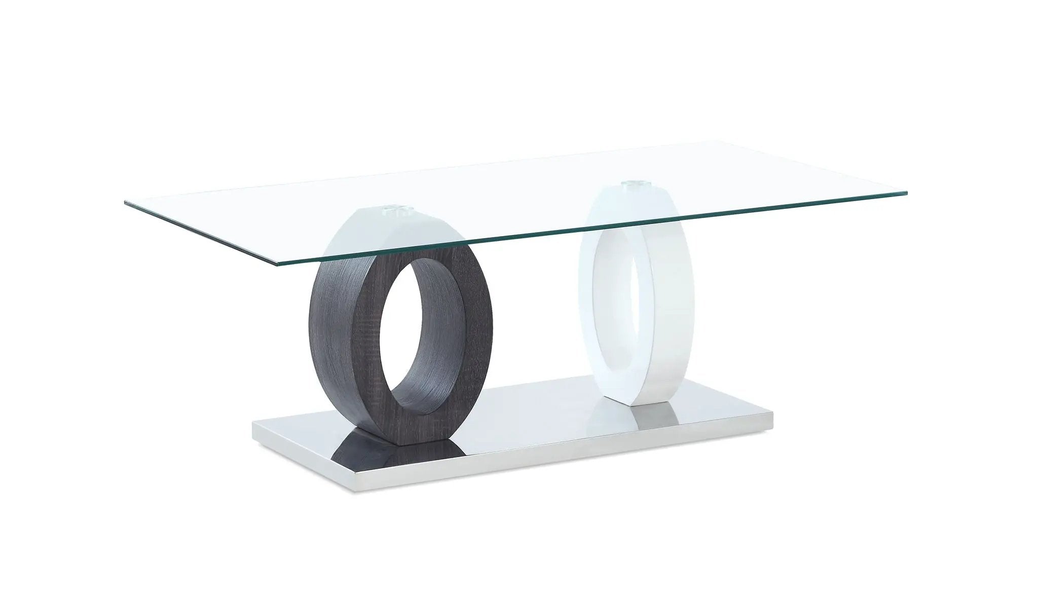 Tracker - Coffee Table - Brown / White by Unique Piece Furniture