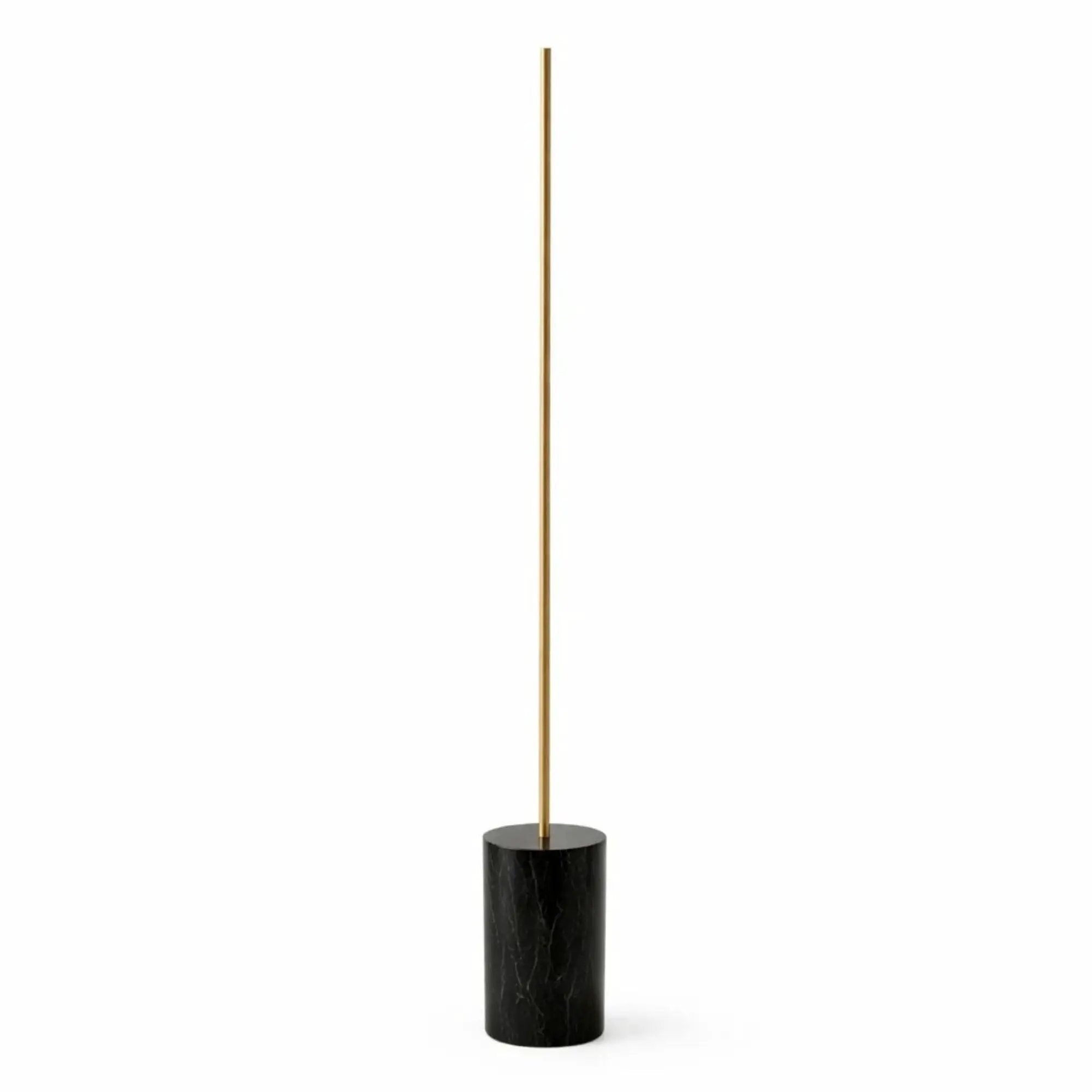 Prism - LED Floor Lamp With On / Off Switch Base - Gold / Marble by HouseOfZazla