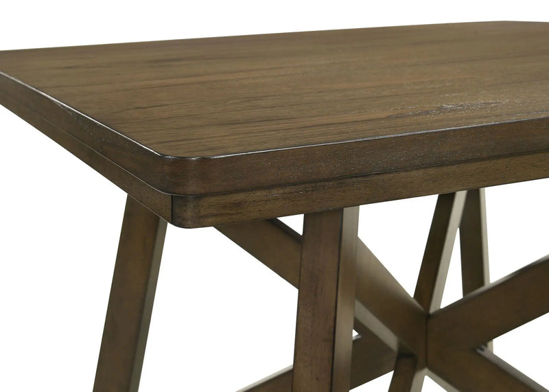 Canfield 5-piece 47-inch Counter Height Dining Set Brown by Unique Piece Furniture