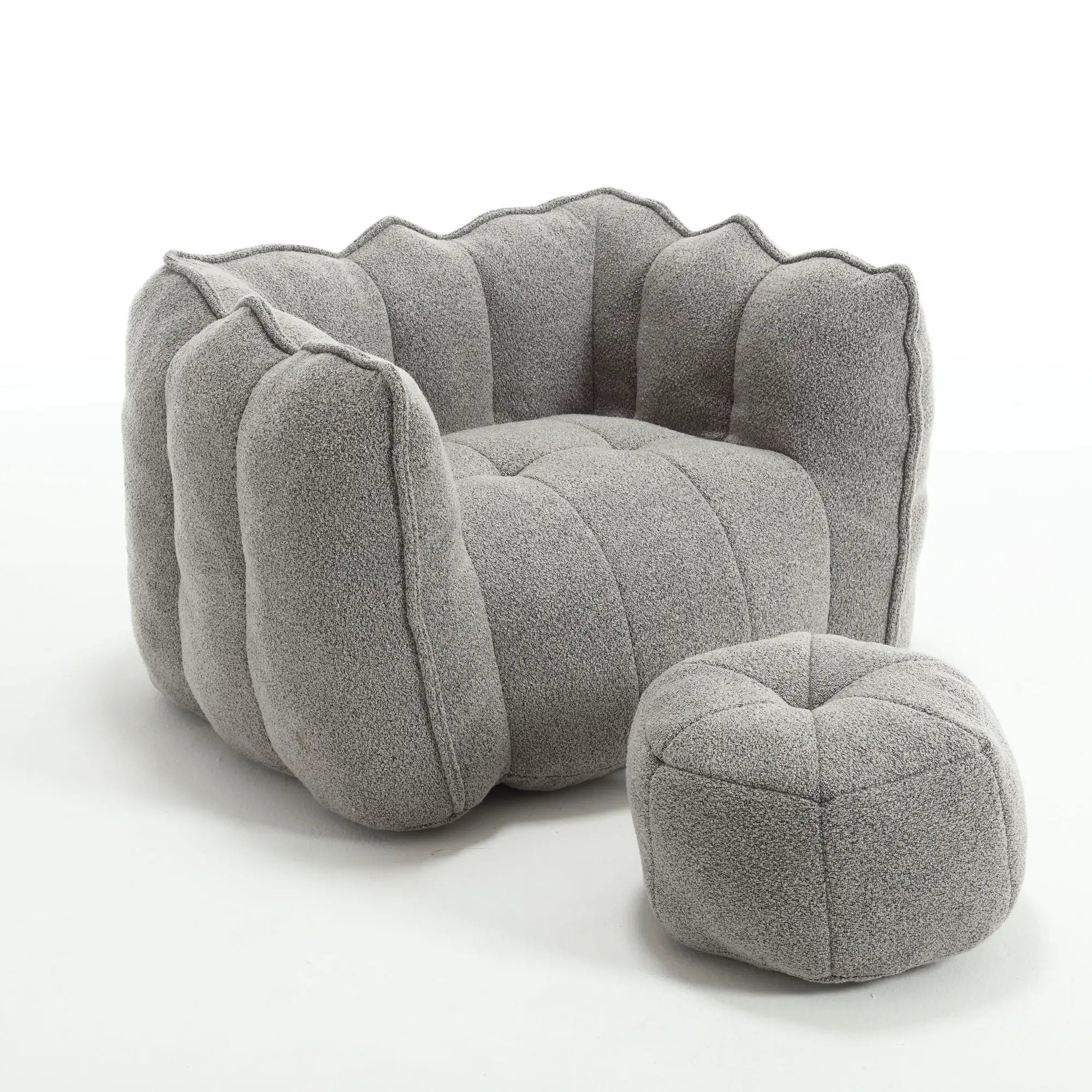 Soft Bean Bag Chair With High Resilient Foam by HouseOfZazla