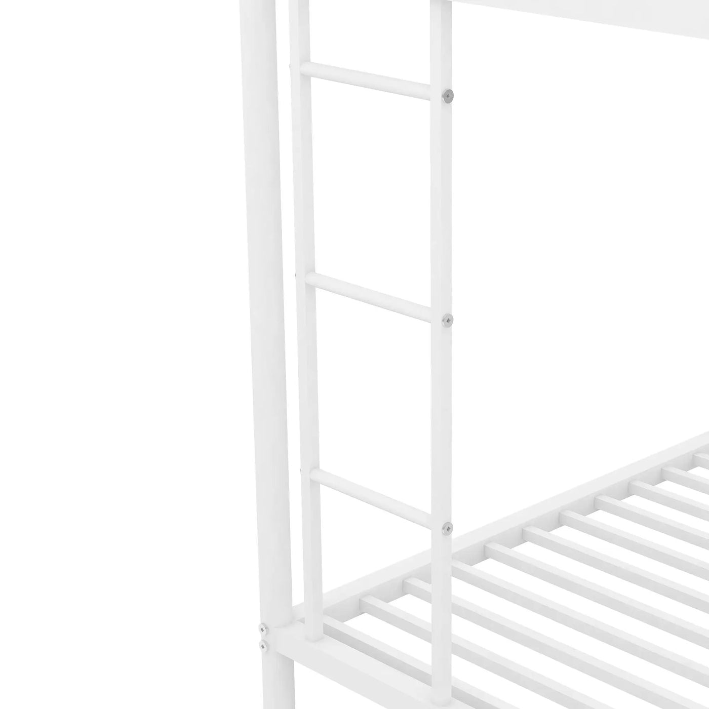 Bunk Bed With Steel Frame And Trundle, 2 Side Ladders by Unique Piece Furniture