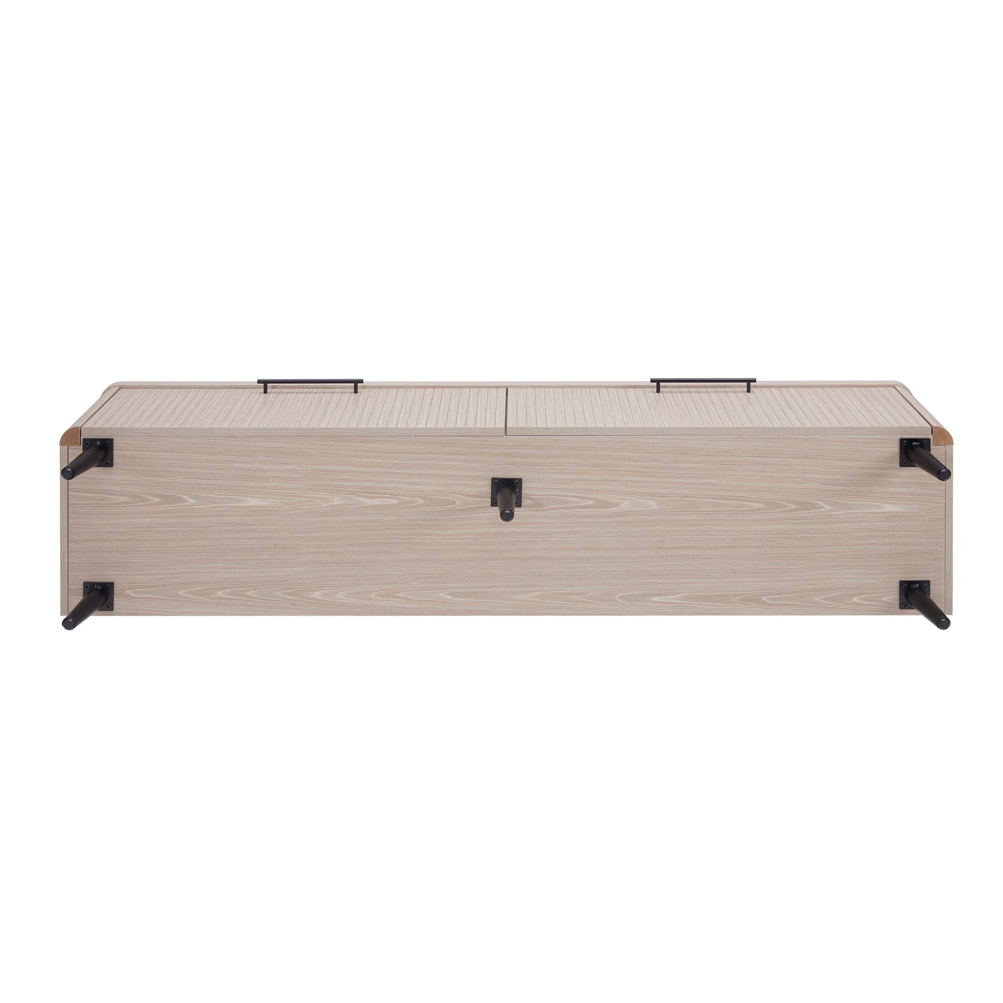 Jodie - Fluted TV Stand - Oak by HouseOfZazla