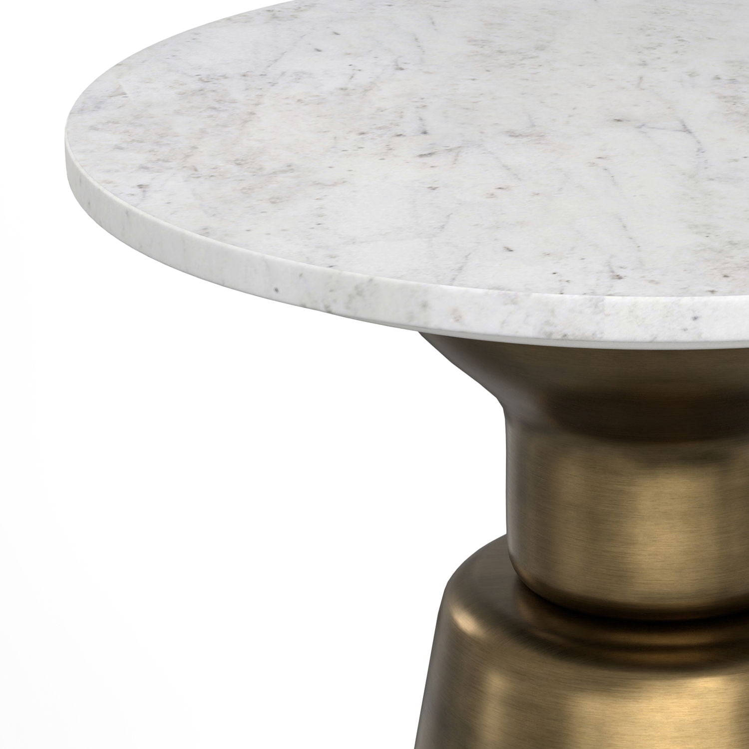 Leyla - Side Table - Antique Brass by HouseOfZazla