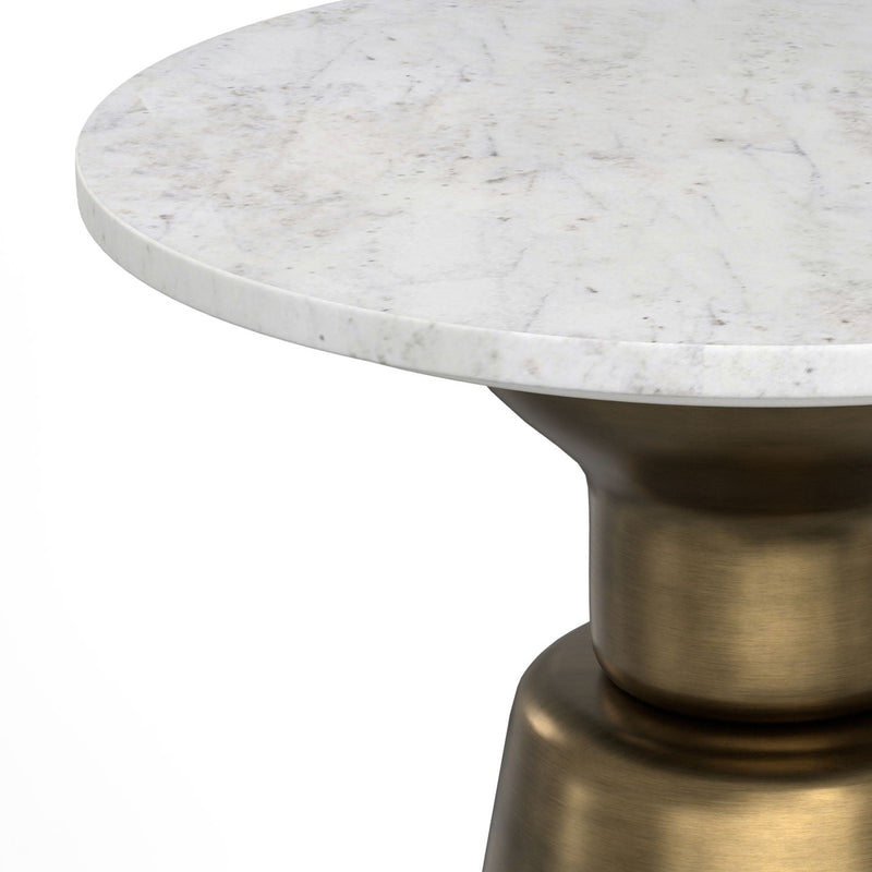 Leyla - Side Table - Antique Brass by HouseOfZazla