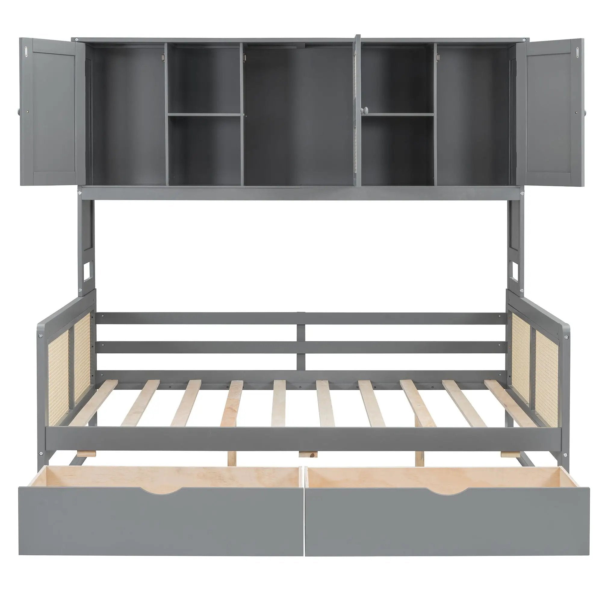 Daybed And All In One Cabinet And Shelf by Unique Piece Furniture