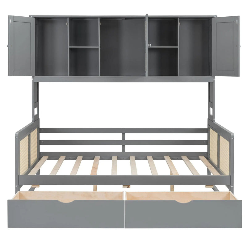 Daybed And All In One Cabinet And Shelf