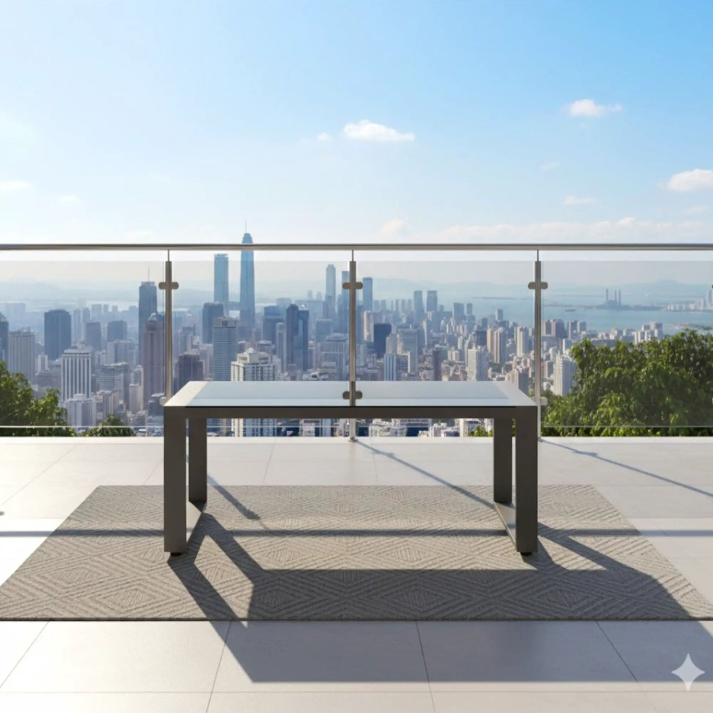 Modern All-Weather Outdoor Coffee Table by HouseOfZazla