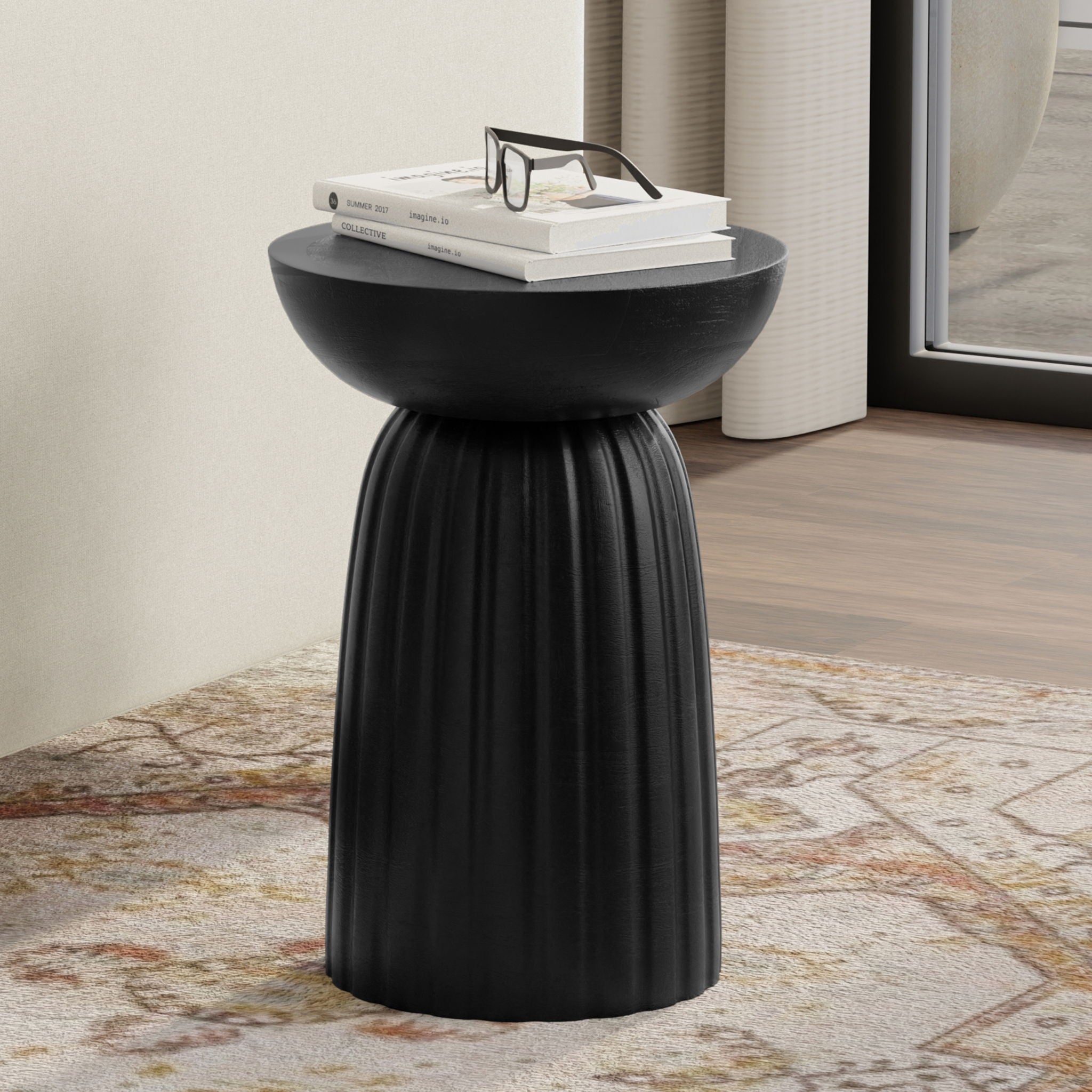 Boyd - Stripe Accent Table - Black by HouseOfZazla