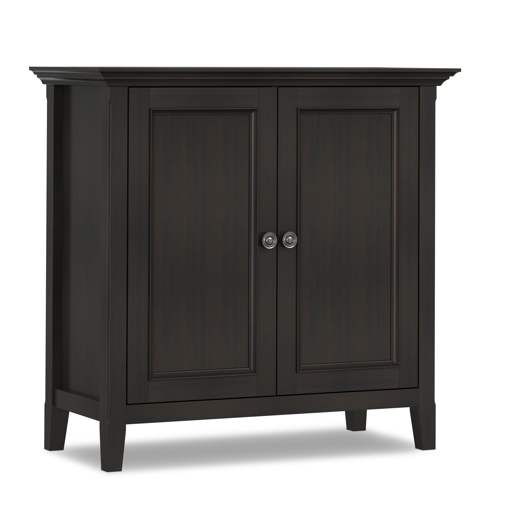 Amherst - 2 Door Storage Cabinet & Adjustable Shelving - Brown by HouseOfZazla
