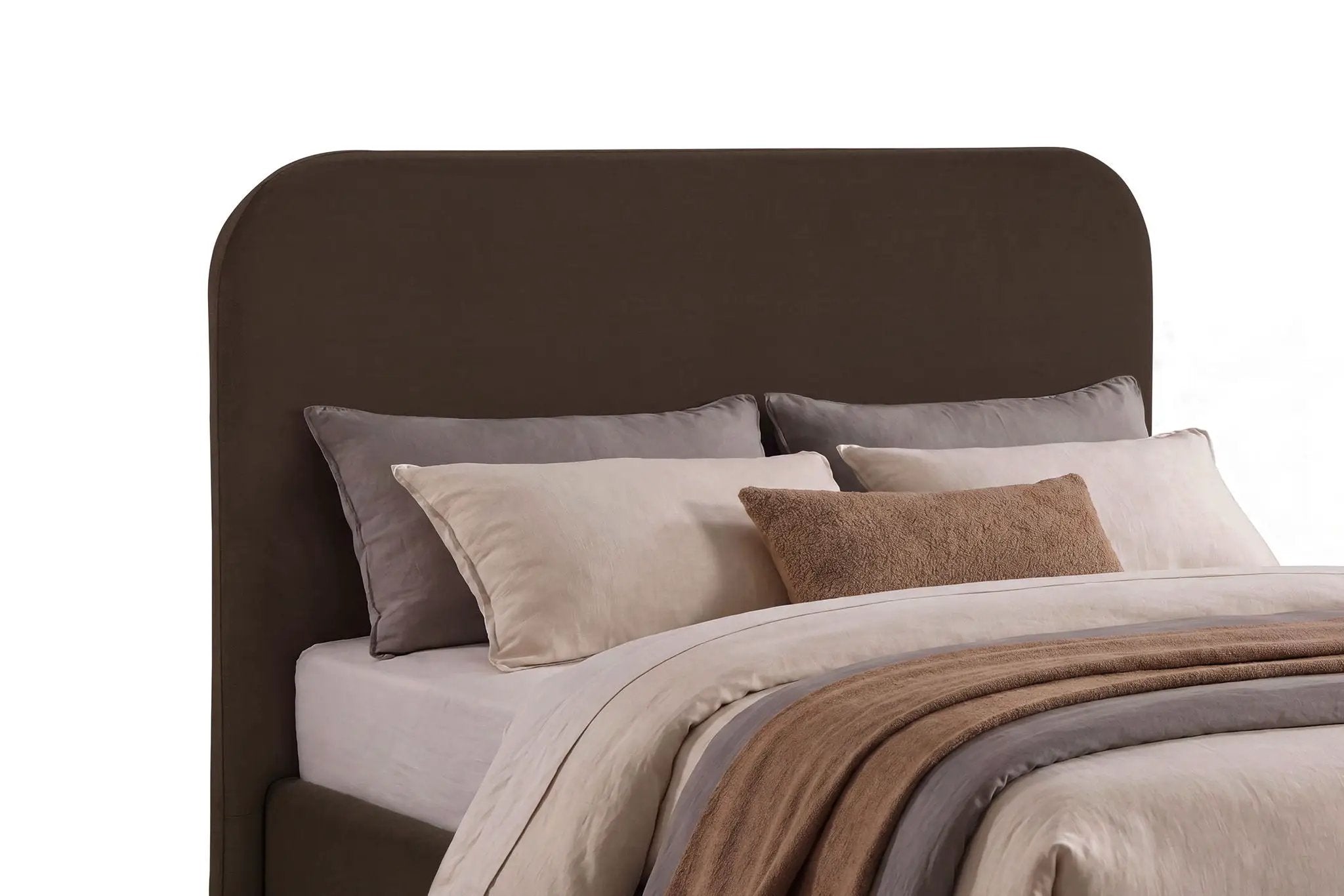 Anders Upholstered Full Storage Lift Platform Bed Chocolate by Unique Piece Furniture