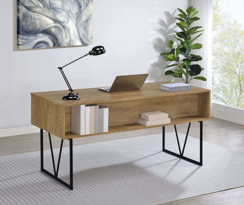 Analiese 63-inch 4-drawer Writing Desk Mango by Unique Piece Furniture