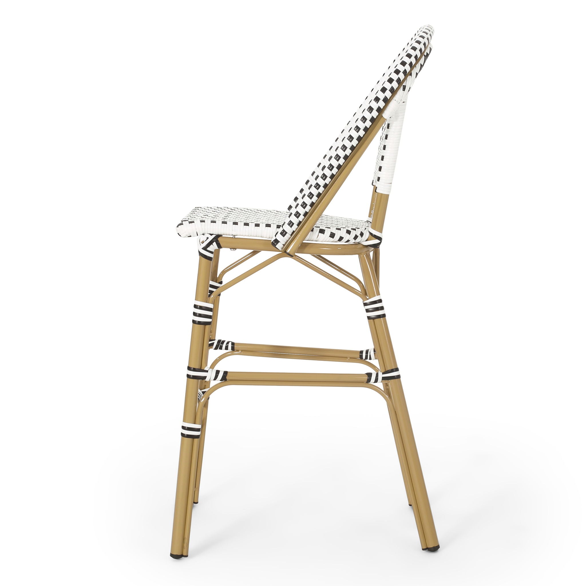 Outdoor PE Rattan French Barstool Set by HouseOfZazla