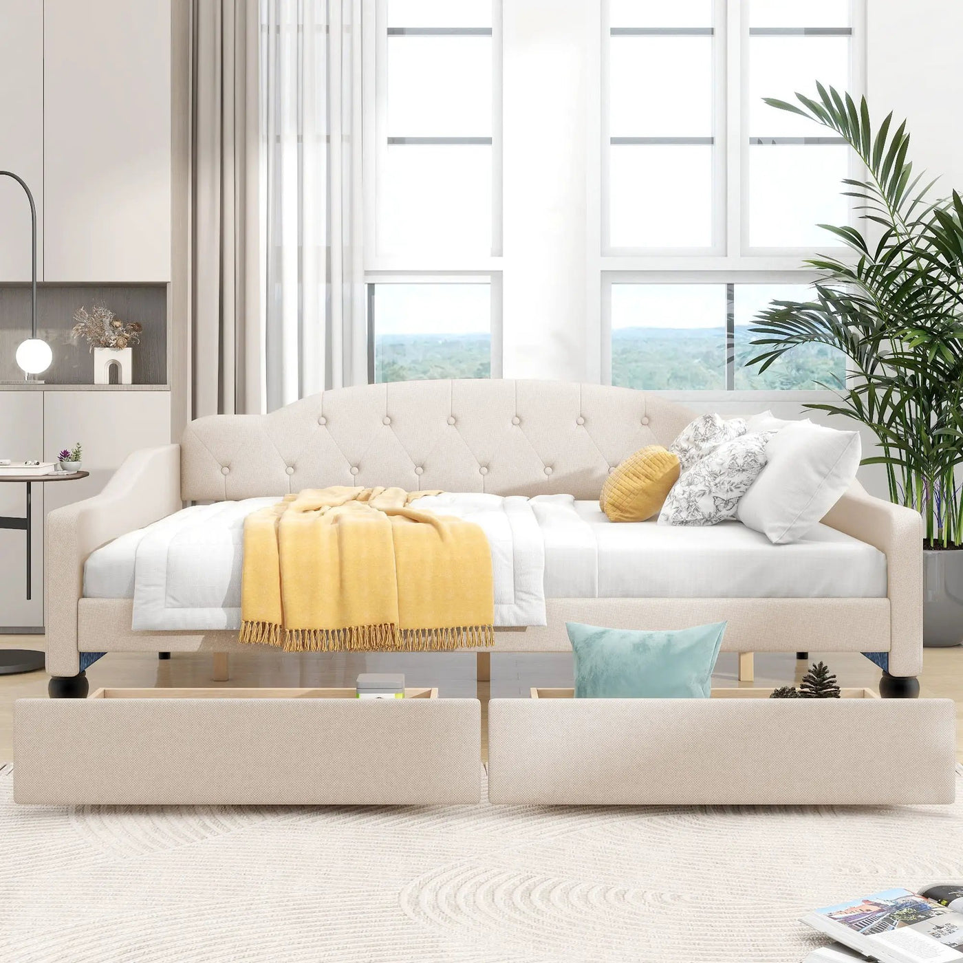 Upholstered Tufted Daybed by HouseOfZazla