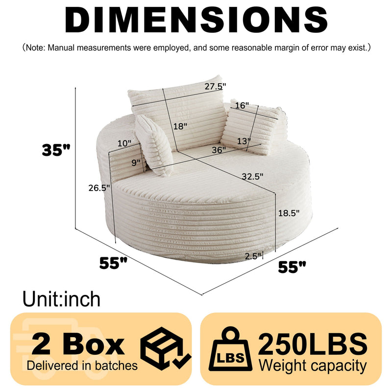 Single Sofa, Sleeper Chair For Living Room by HouseOfZazla