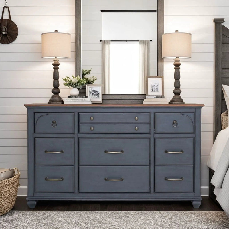 Dresser - Blue by Unique Piece Furniture