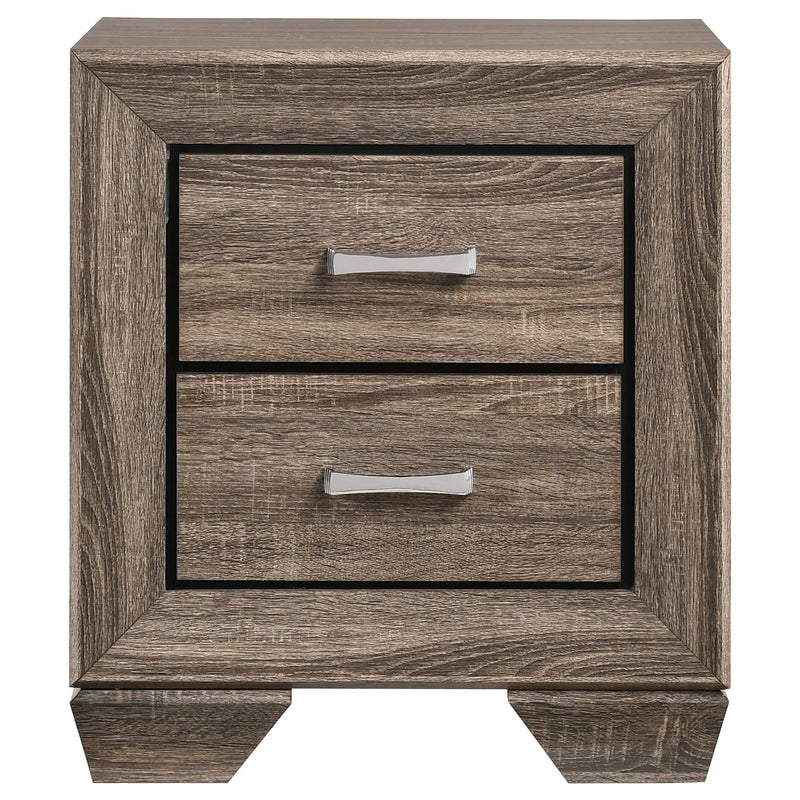 Kauffman 4-piece California King Bedroom Set Washed Taupe by Unique Piece Furniture
