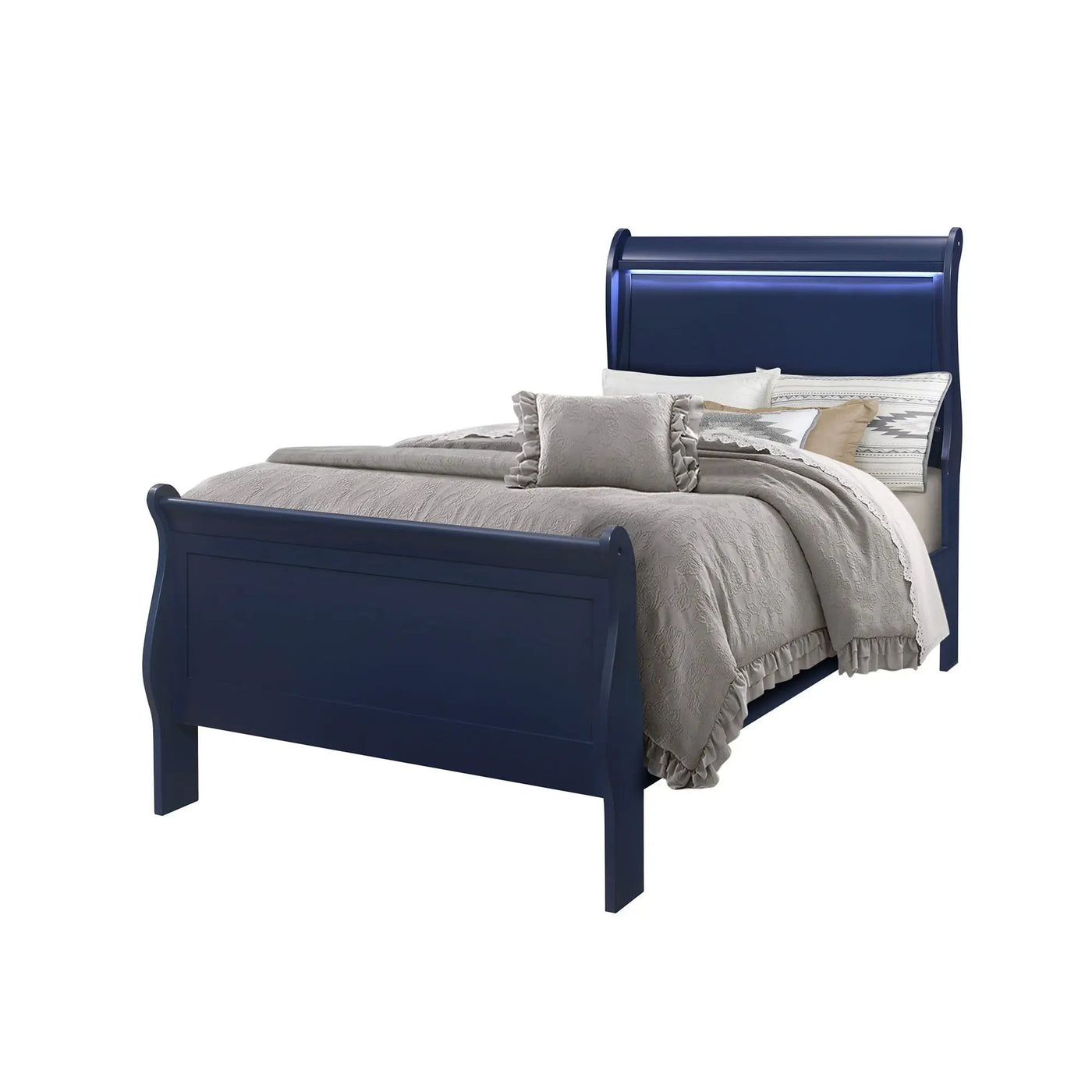 Charlston - Bed With LED by Unique Piece Furniture