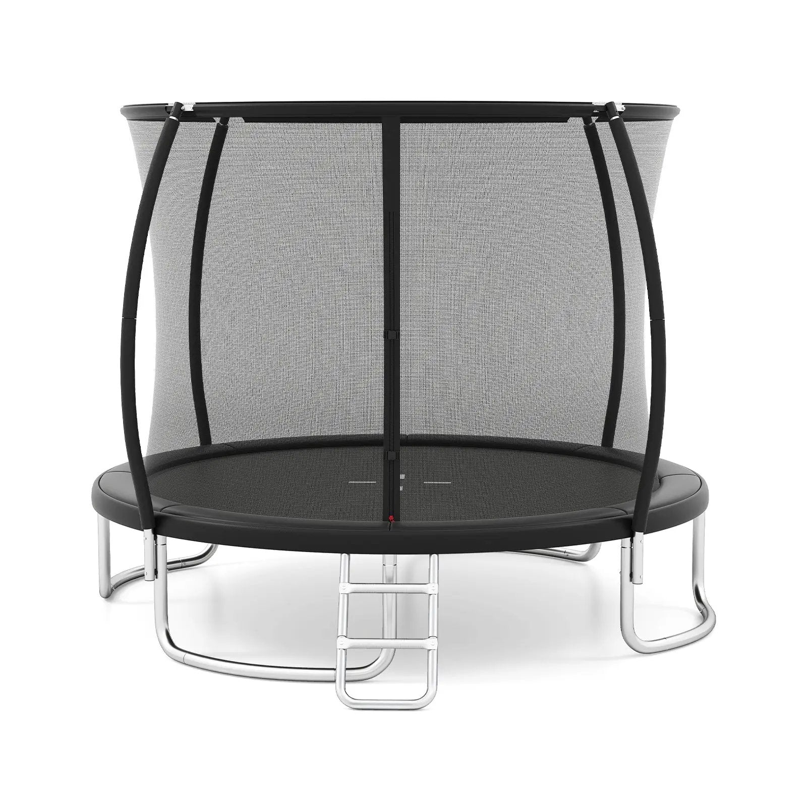 10FT Outdoor Trampoline Heavy-Duty Recreational Trampoline with Safety Enclosure Net by DirectDeals
