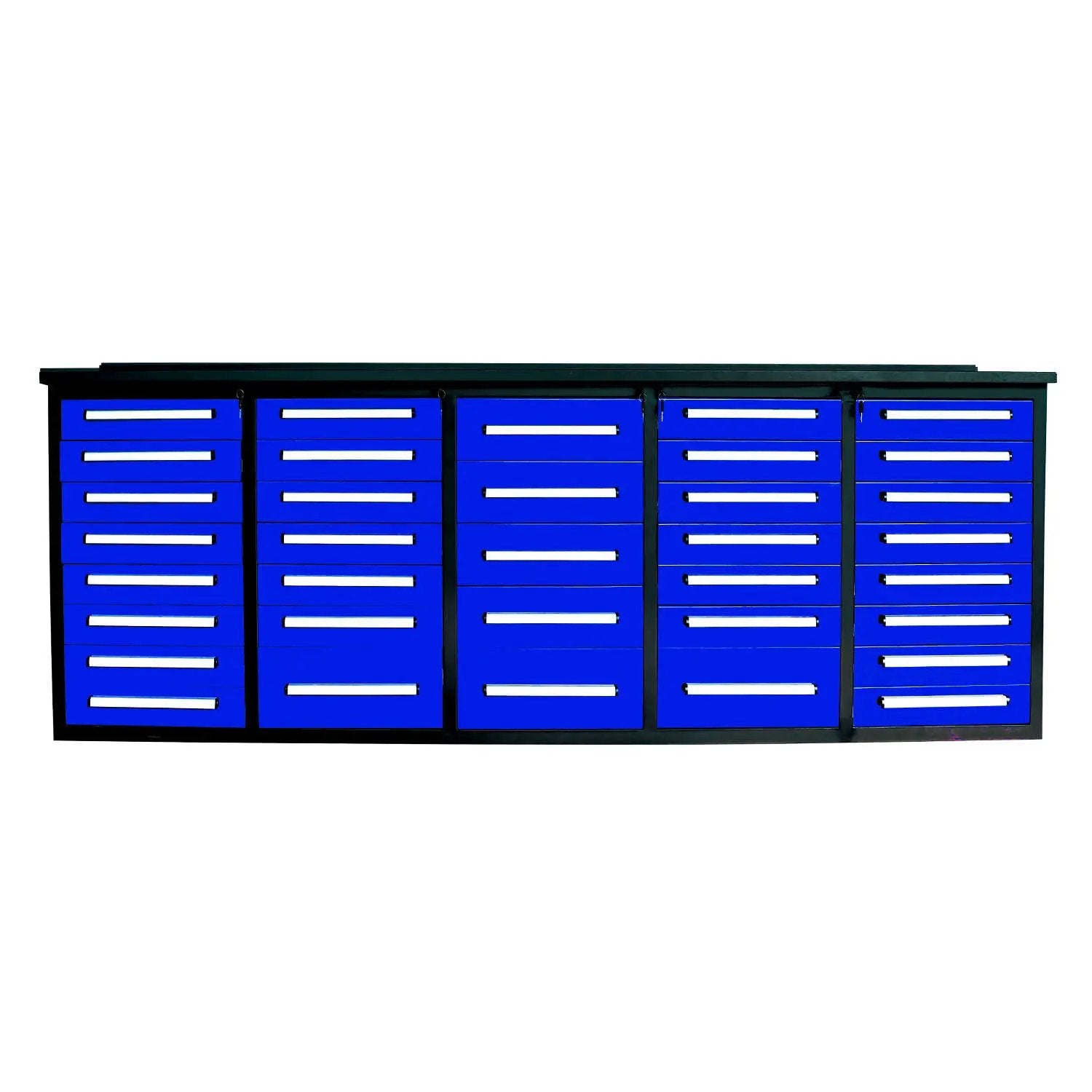 10ft Workbench Storage Cabinet with 35 Drawers by Chery Industrial