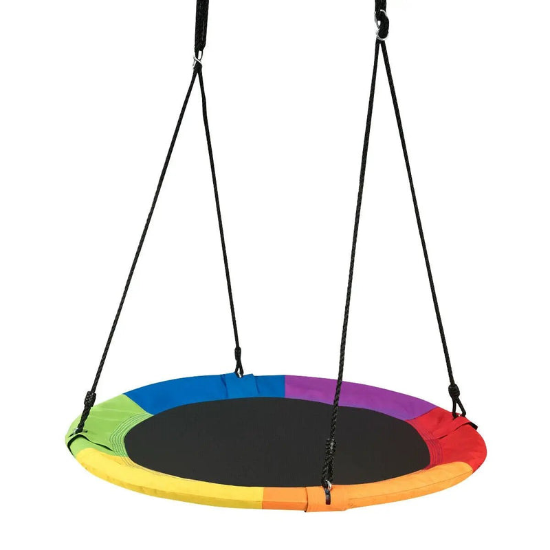 40 Inch Flying Saucer Tree Swing Outdoor Play for Kids by DirectDeals