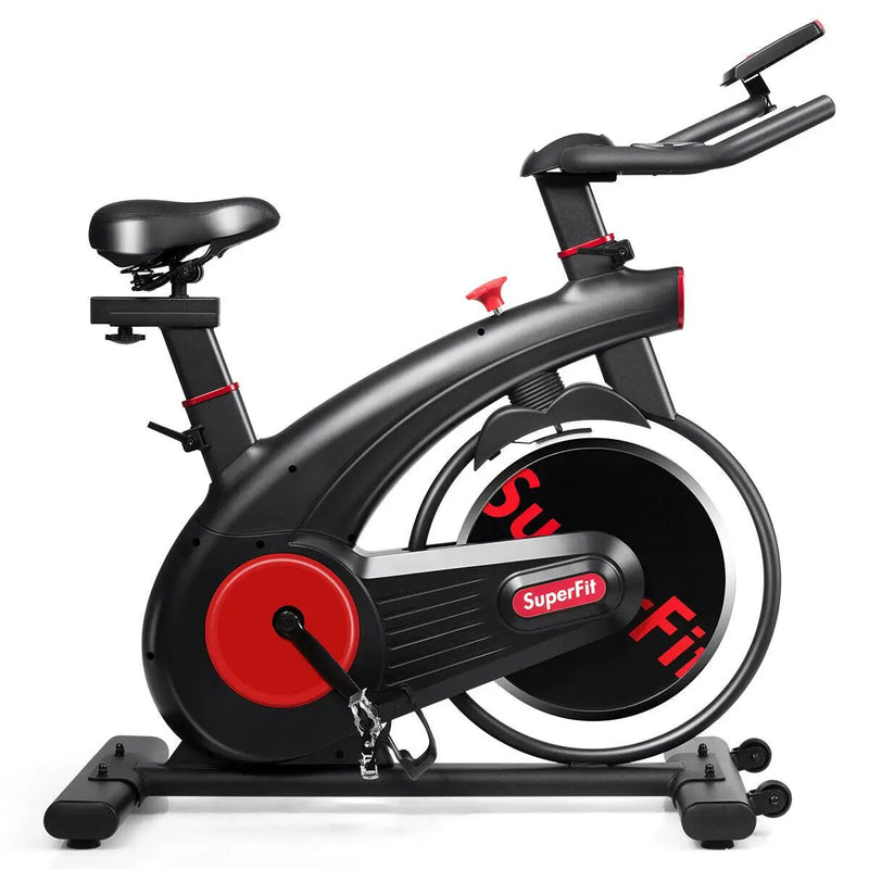 Stationary Exercise Bike Silent Belt with 20LBS Flywheel by DirectDeals