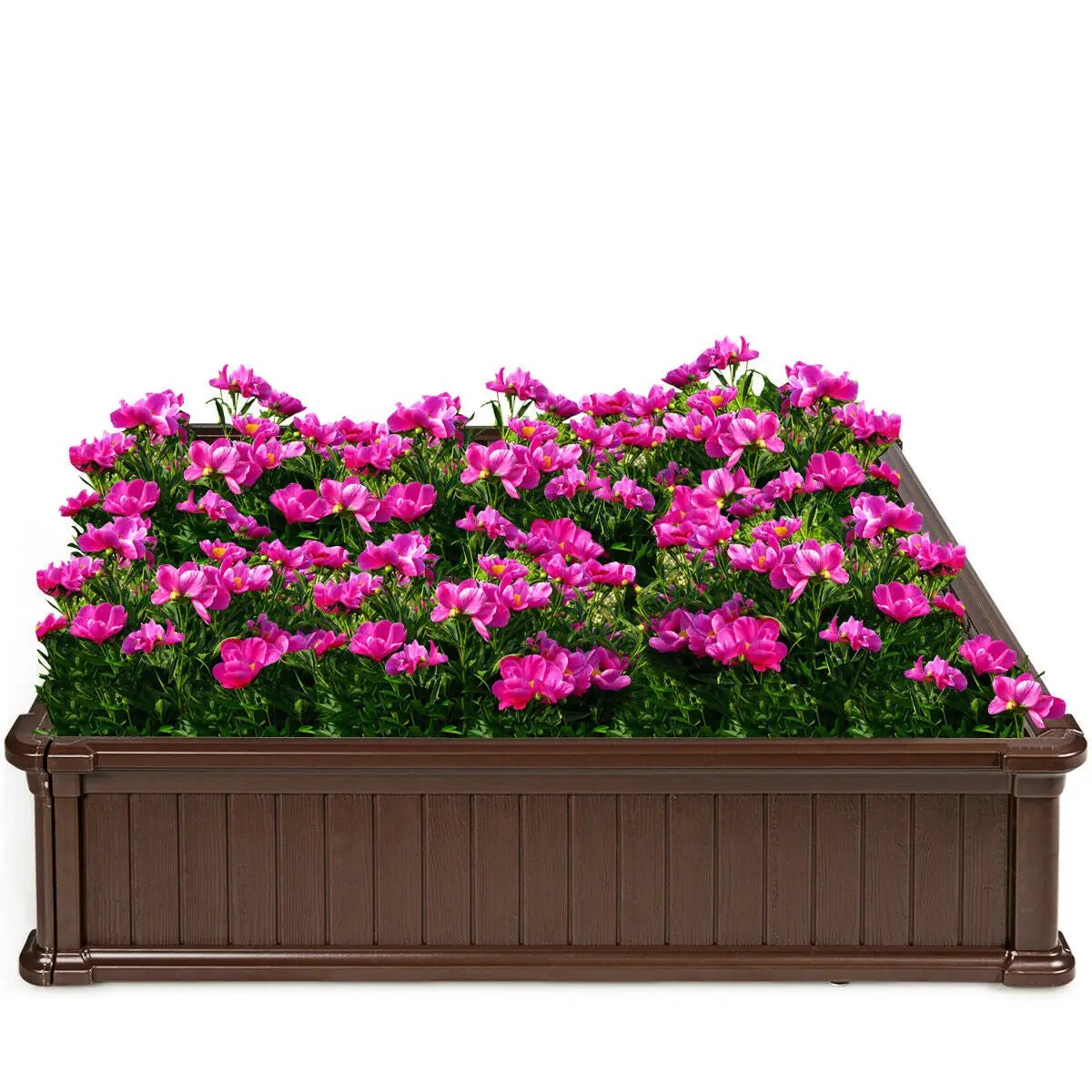 48 Inch Raised Garden Bed Planter for Flower Vegetables Patio, photo 11 of 16