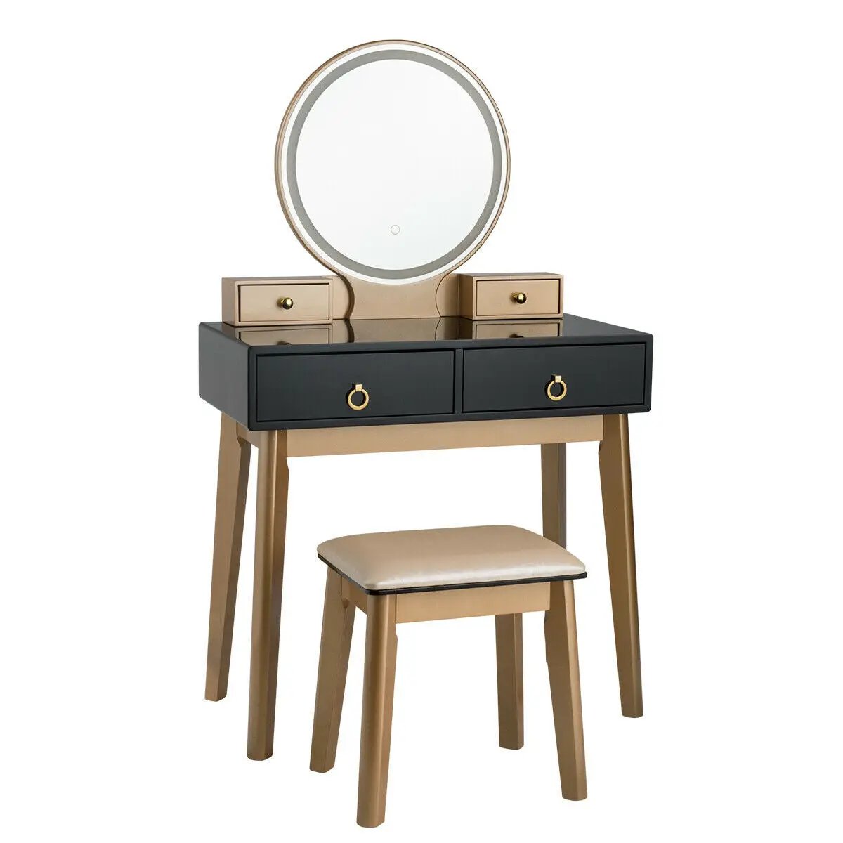 Makeup Vanity Table Set 3 Color Lighting Dressing Table, photo 4 of 10