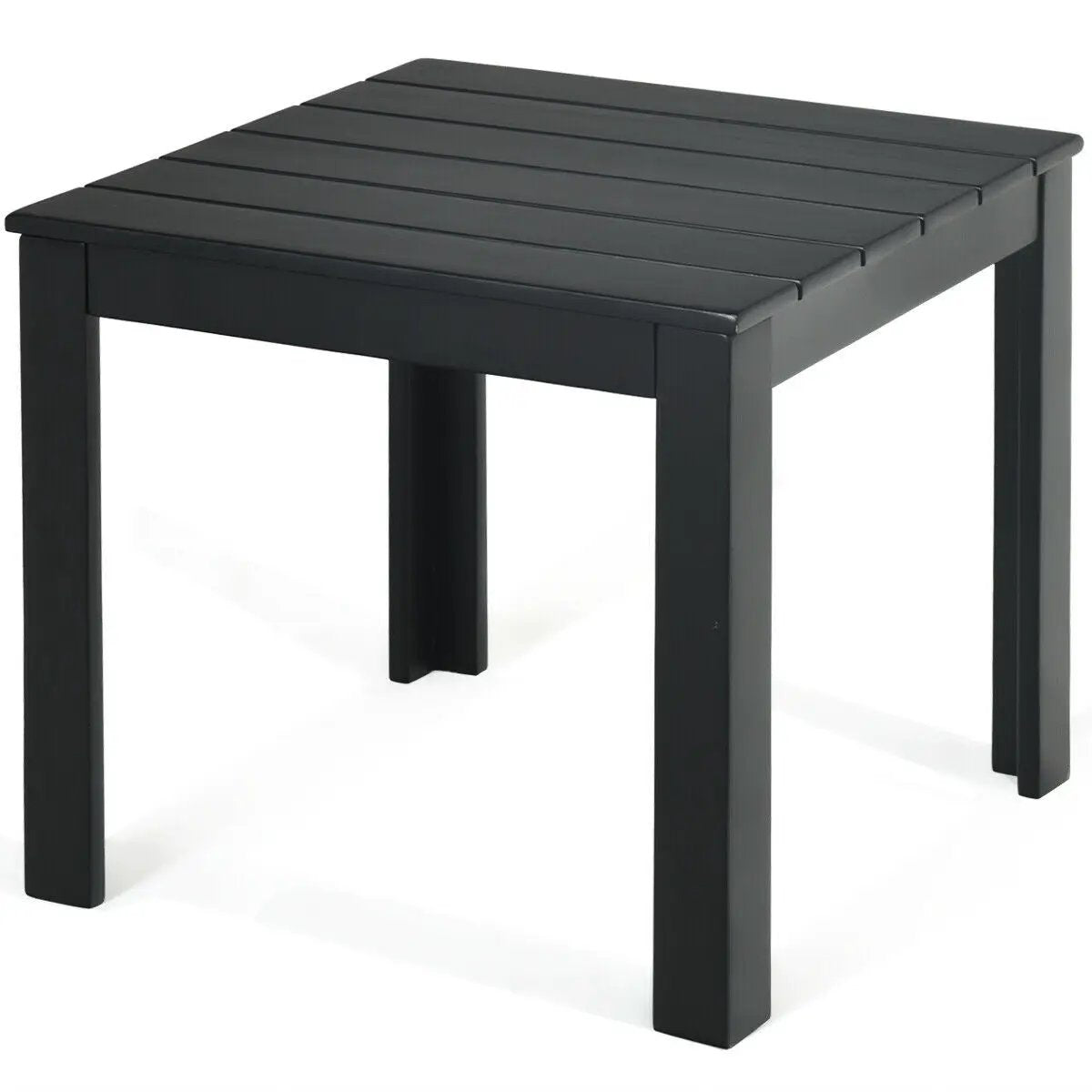 Wooden Square Patio Coffee Bistro Table, photo 15 of 16