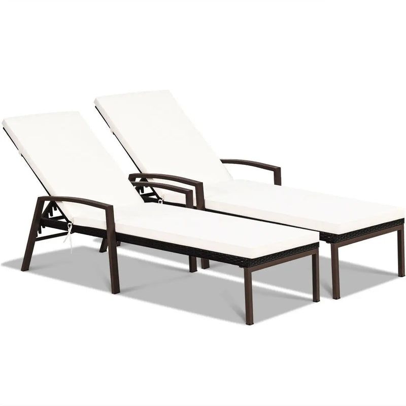 2 Pieces Patio Rattan by DirectDeals