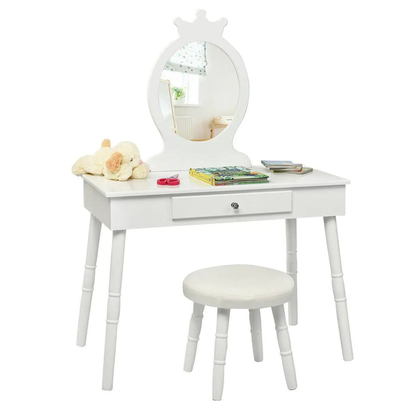 Kids Vanity Makeup Table by DirectDeals