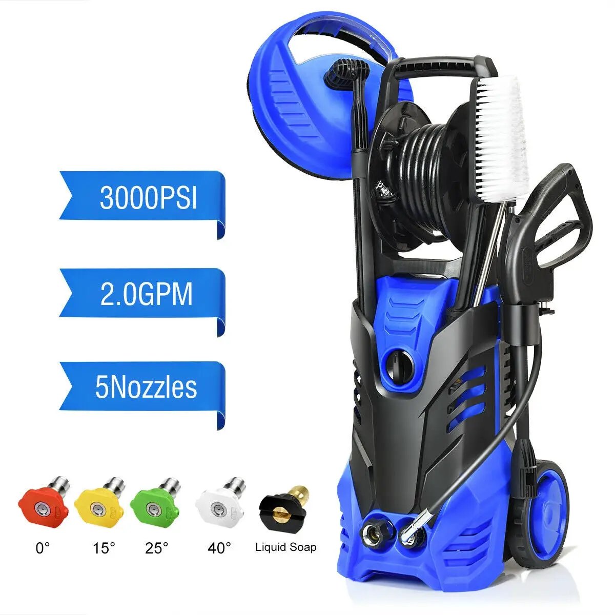 3000 PSI Electric High Pressure Washer With Patio Cleaner, photo 8 of 9
