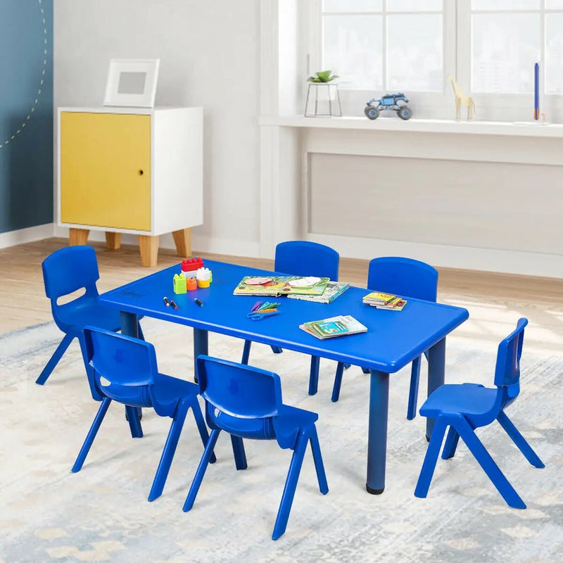 6-pack Kids Plastic Stackable Classroom Chairs by DirectDeals