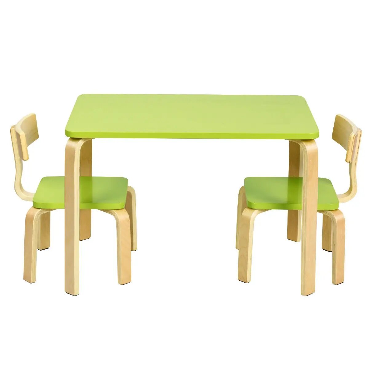 3 Piece Kids Wooden Activity Table and 2 Chairs Set, photo 12 of 16
