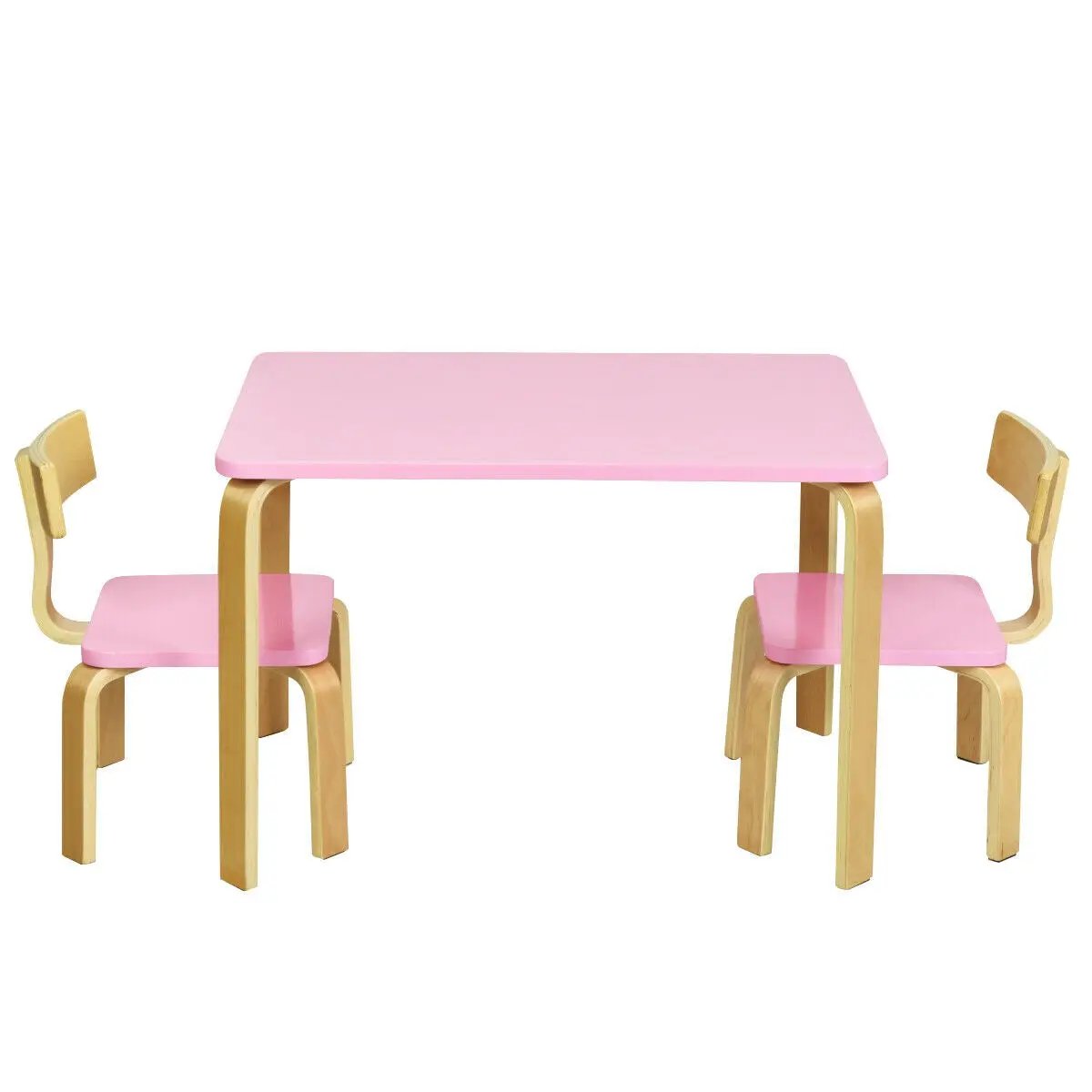 3 Piece Kids Wooden Activity Table and 2 Chairs Set, photo 11 of 16