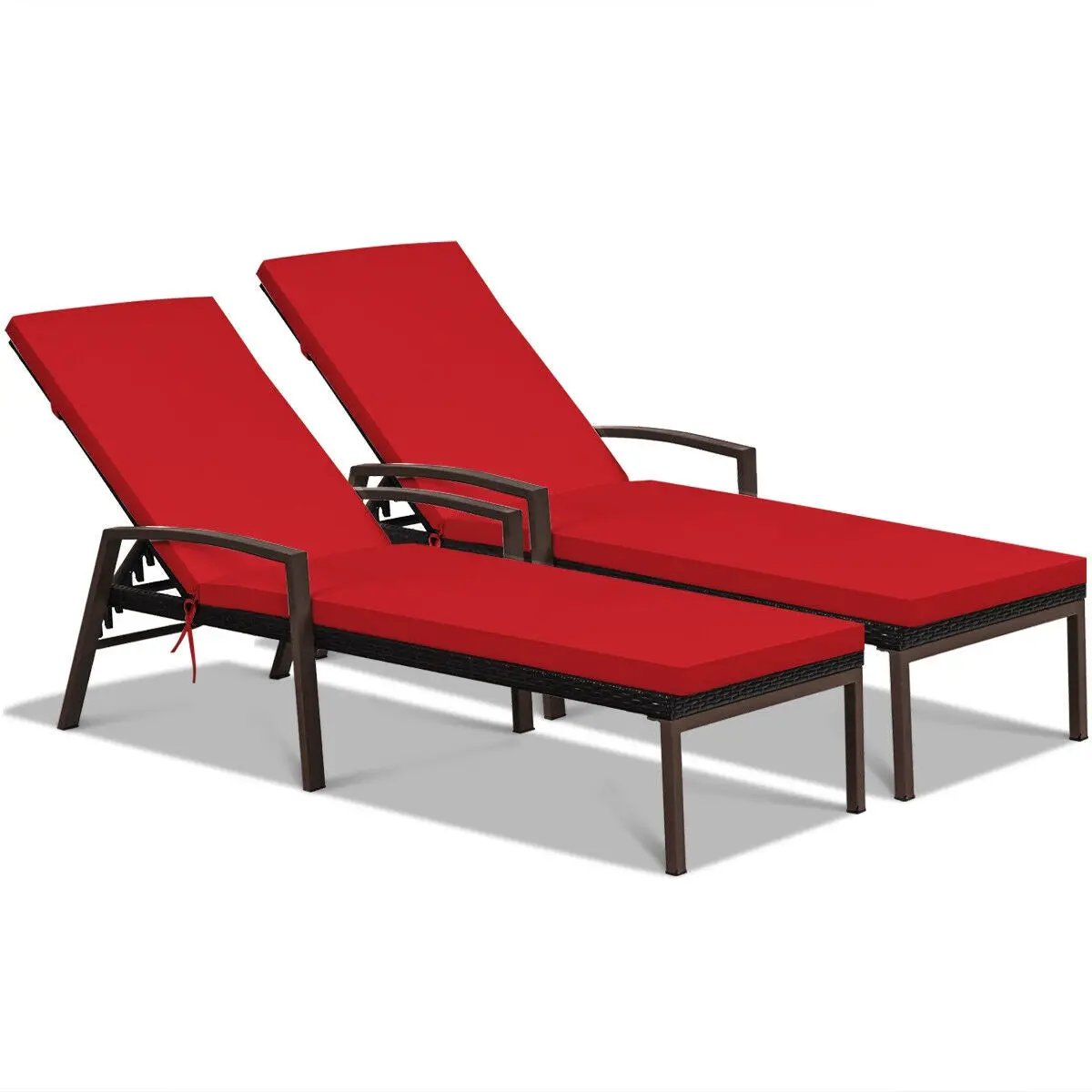 2 Pieces Patio Rattan by DirectDeals