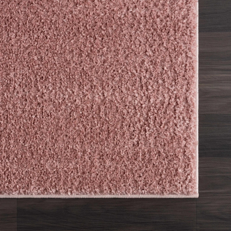 Judy Pink Plush Washable Area Rug - Clearance by Boutique Rugs