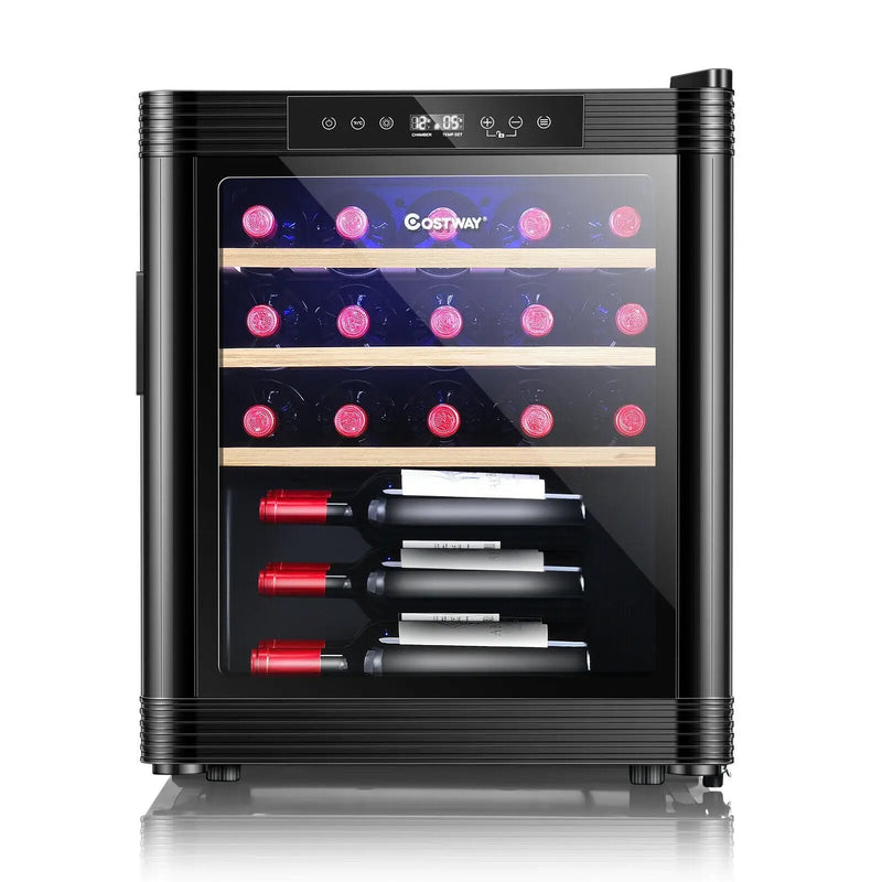 21 Bottle Compressor Wine Cooler Refrigerator with Digital Control by DirectDeals